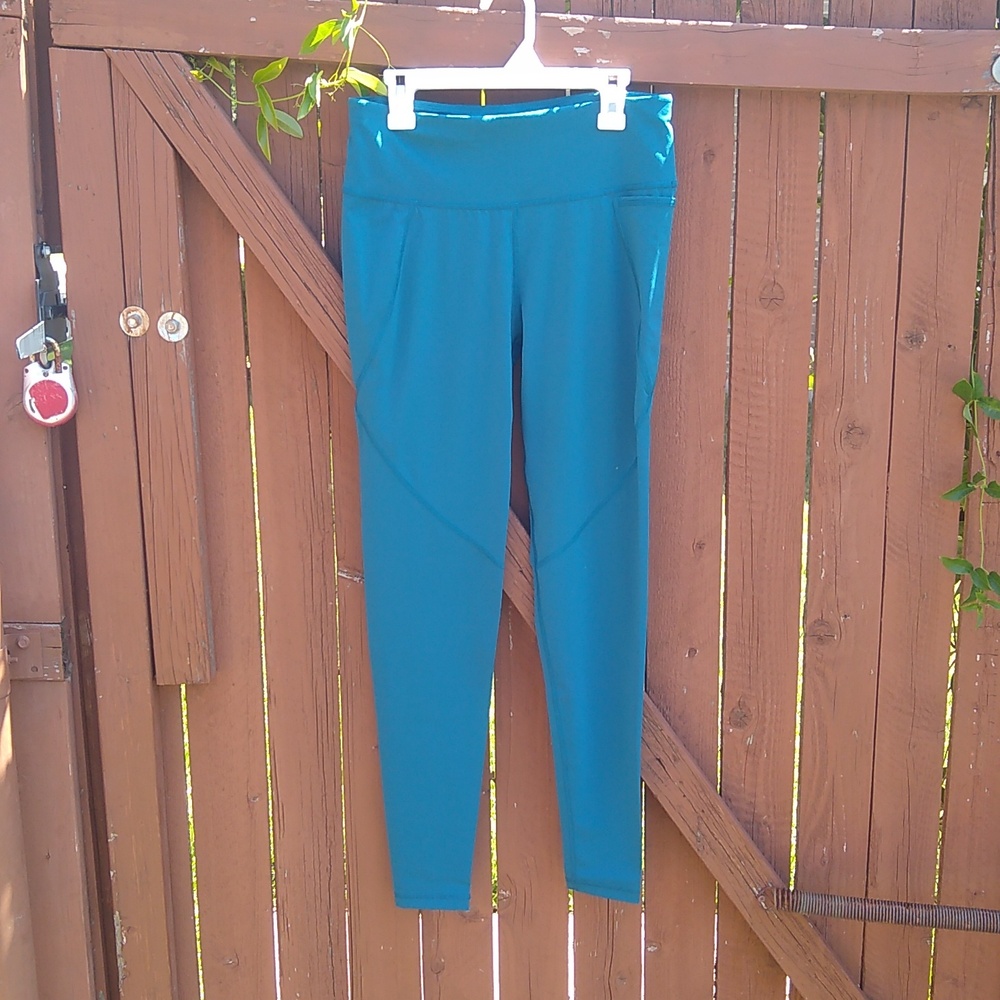 Sweaty Betty Power Full Length Teal Leggings Size 6 LIKE NEW